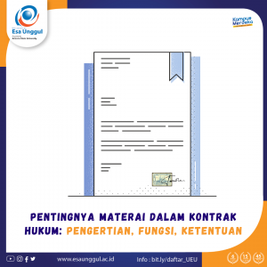 Pentingnya Materai Dalam Kontrak Hukum: Pengertian, Fungsi, Ketentuan ...